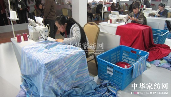 通州區(qū)“家紡杯”技能競賽在藍(lán)絲羽舉辦