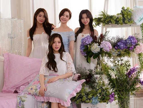 韓國女子偶像團(tuán)體“星星團(tuán)”代言百麗絲家紡