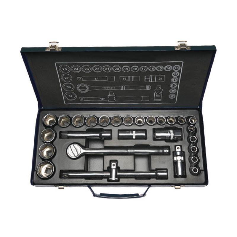28PCS.1/2″ Dr.Socket Wrench Set, ITEM NO.: TKT5-28(TK-087)