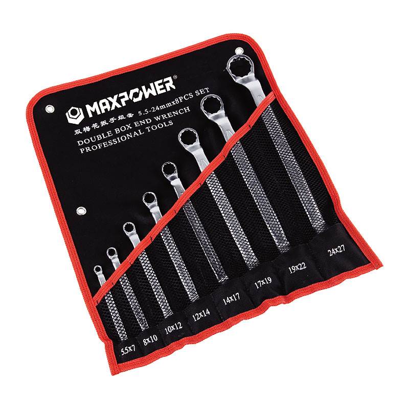 雙梅花扳手8、10件套