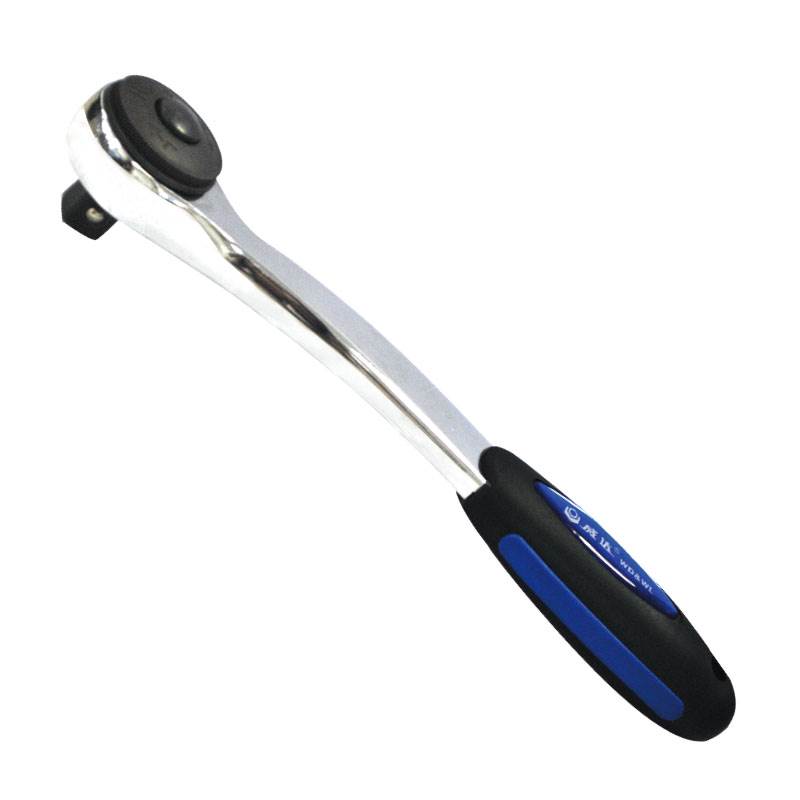 彎柄快脫棘輪扳手