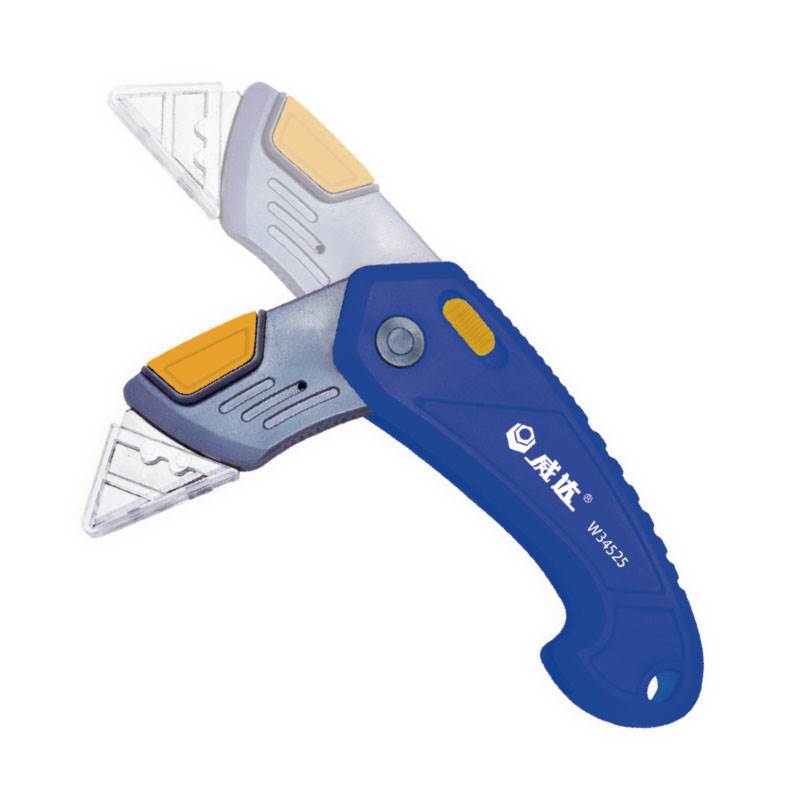 塑柄折疊實用刀